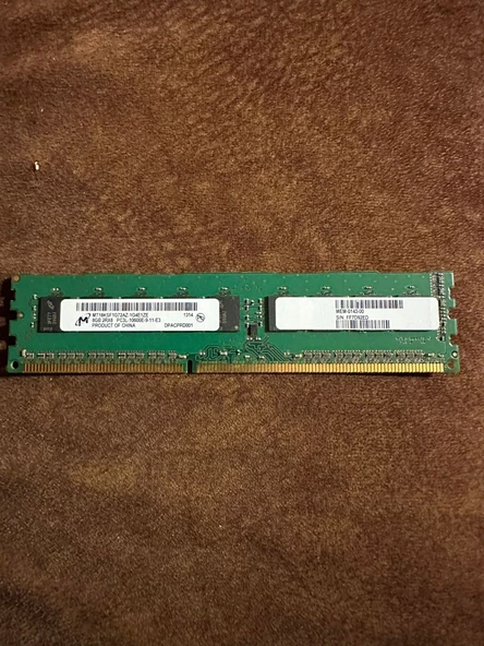 Micron 8GB DDR3-1333 MT18KSF1G72AZ-1G4E1ZE UDIMM PC3-10600 ECC SERVER RAM BELLEK