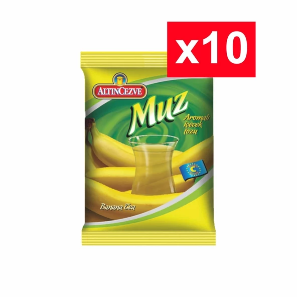 Altıncezve Muz Aromalı İçecek Tozu 250 Gr - 10'LU PAKET