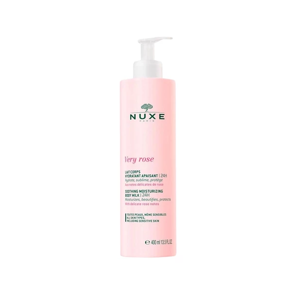 Nuxe Very Rose Soothing Moisturizing Gül Özlü Nemlendirici Vücut Sütü 400 ml