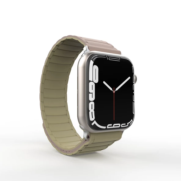 Gpack Apple Watch 6 40 mm Kordon Strap Mıknatıs Kayış Silikon KRD122 - 6