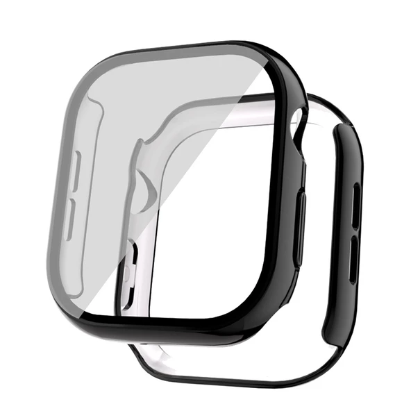 Gpack Apple Watch 10 46mm Uyumlu Kasa ve Ekran Koruyucu Electroplatink Çerçeveli Sert PC Gard 36