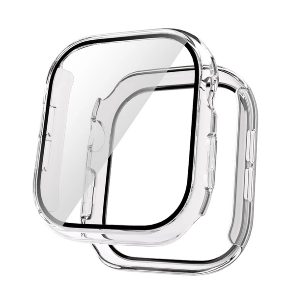 Gpack Apple Watch 10 42mm Uyumlu Kasa ve Ekran Koruyucu Electroplatink Çerçeveli Sert PC Gard 36 - 3