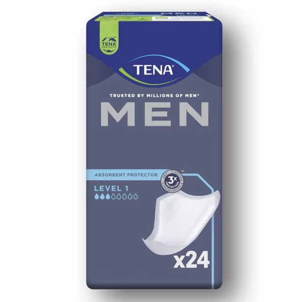 Tena Level 1 3 Damla 24'lü Erkek Mesane Pedi - 1