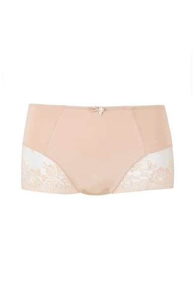 Ten Rengi Lazer Kesim Dantelli Karın Toparlayıcı Korse - 3