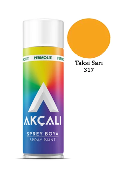 Akçalı Sprey Boya 317 Taksi Sarısı 400ml