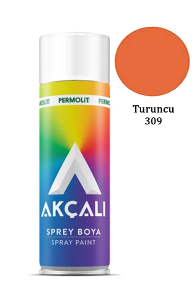 Akçalı Sprey Boya 309 Turuncu 400ml