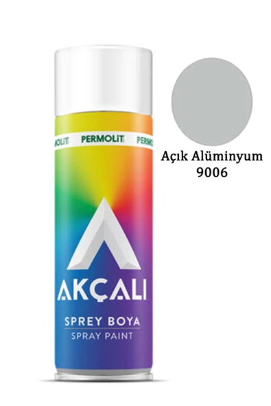 Akçalı Sprey Boya 9006 Açık Alüminyum 400ml