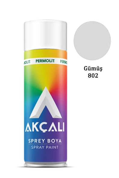 Akçalı Sprey Boya 802 Gümüş 400ml