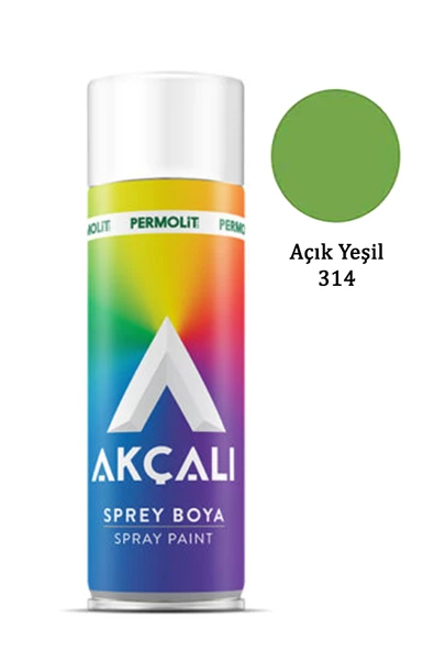 Akçalı Sprey Boya 314 Açık Yeşil 400ml