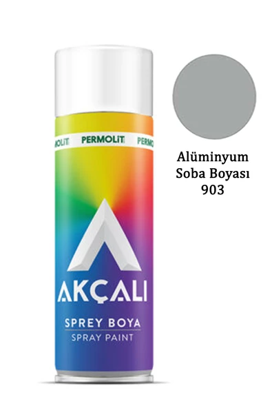 Akçalı Sprey Boya 903 Alüminyum Soba Boyası 400ml