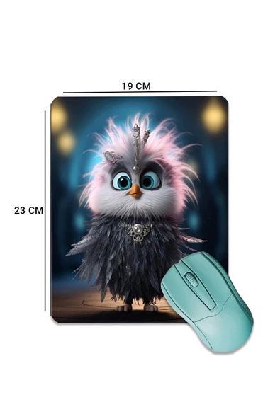 SonicTouch Süslü Tavuk Pürüzsüz Yüzey Kaymaz Taban Dikişsiz Kenar Gamer Oyuncu Mouse Pad 19x23cm - 2