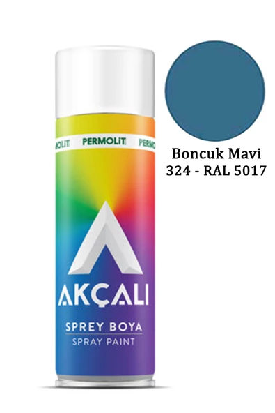 Akçalı Sprey Boya 324 Boncuk Mavi RAL507 400ml