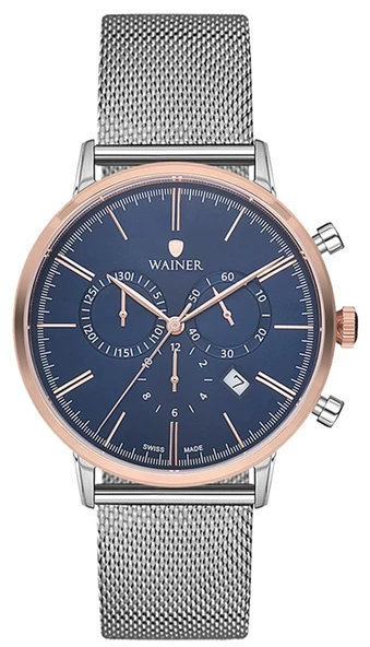 Wainer WA.19222-B Erkek Kol Saati , Swiss Made , Safir Cam