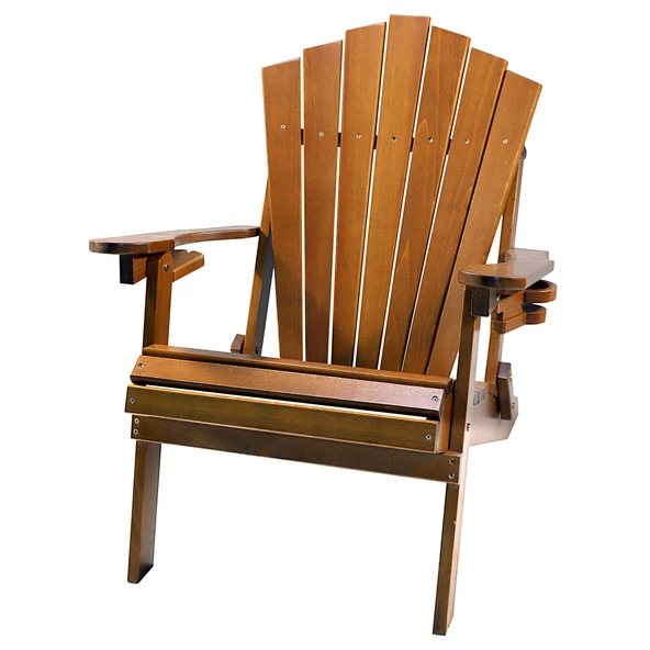 Salda Adirondack Katlanır Ahşap Bahçe Koltuğu - Katlanır Sandalye - Resim 2