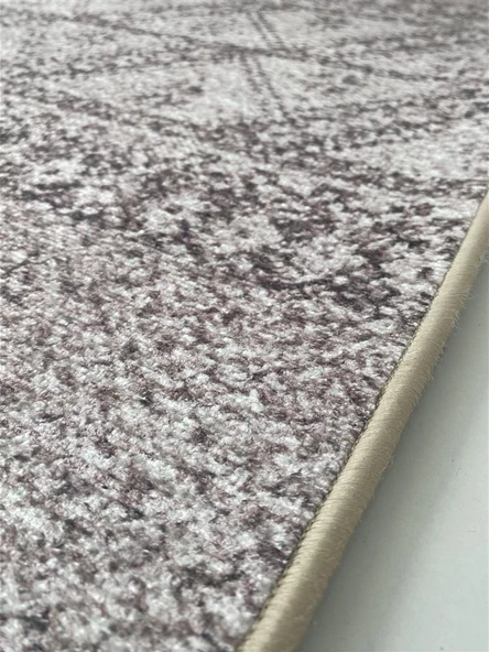 Modern Şönil Dokuma İskandinav üçgen desenli Bej tonlarda Halı - 3