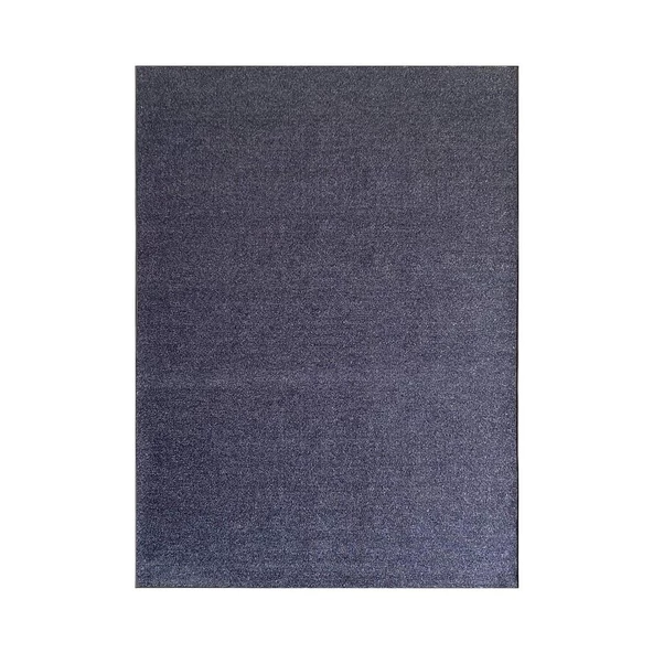 Modern Şönil Dokuma Halı Salon Halısı Kaymaz Tabanlı Koyu Gri Halı - 3