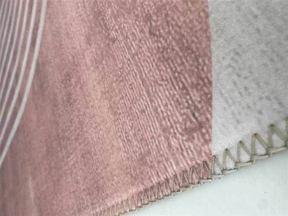 Bambu Halı Salon Halısı Post Pelüş Halı Elips desenli renkli - 4