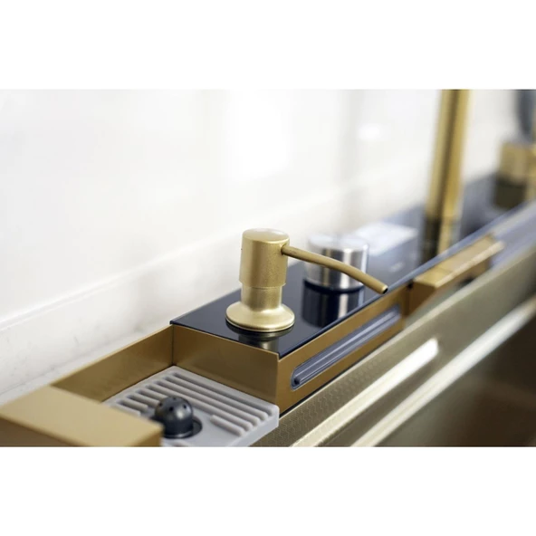 GL General GLPR 7546 Dijital Premium Gold Akıllı Şelale Eviye 75x45 - 5