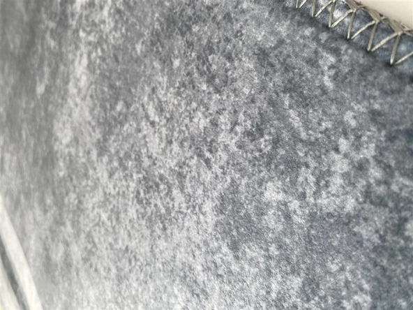 Bambu Halı Salon Halısı Post Pelüş Halı Dalga desenli Gri Altın renklerde - 4
