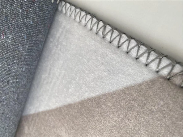 Bambu Halı Salon Halısı Post Pelüş Halı Abstrak Geometrik desenli Krem tonlarda - 3