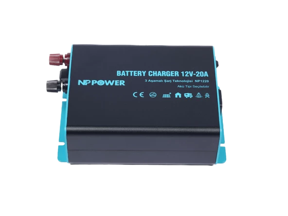 NP Power 12V 20A Akü Şarj Cihazı