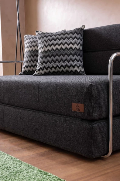 GOOD NİGHT 150cm Oskar Katlanır Yatak & Koltuk Yıkanabilir  Sırt Destekli - Resim 8