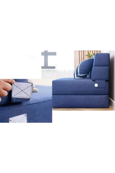 GOOD NİGHT Twix Tek Kişilik Katlanır Yataklı Koltuk 72cm - 5