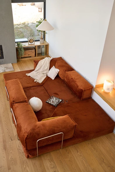 GOOD NİGHT Kanyon Yeni Nesil Çok Amaçlı Köşe Koltuk 1 Ürün 5 Modül - Resim 6