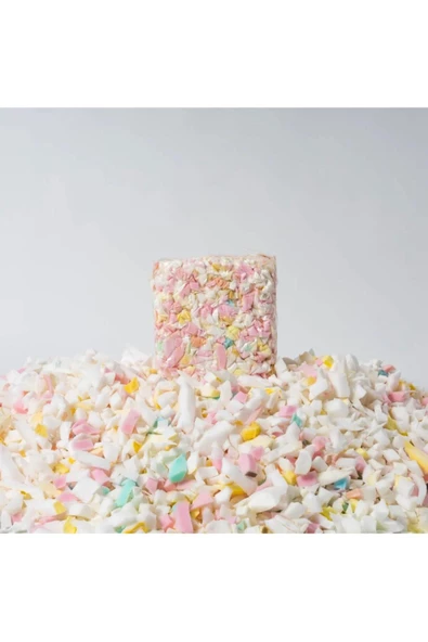 GOOD NİGHT 12 Renk Gök kuşağı Puf Armut Koltuk 100x100x50cm - 4