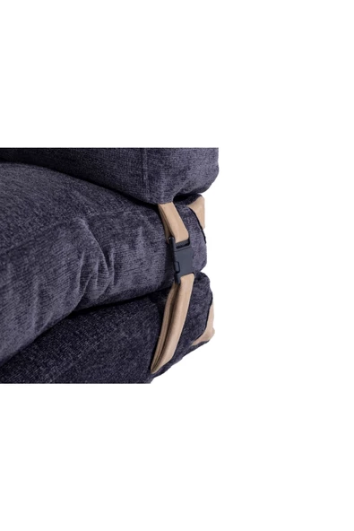 GOOD NİGHT Megano Tv Koltuğu & Katlanır Yer Yatağı & 140x80x44cm - 6