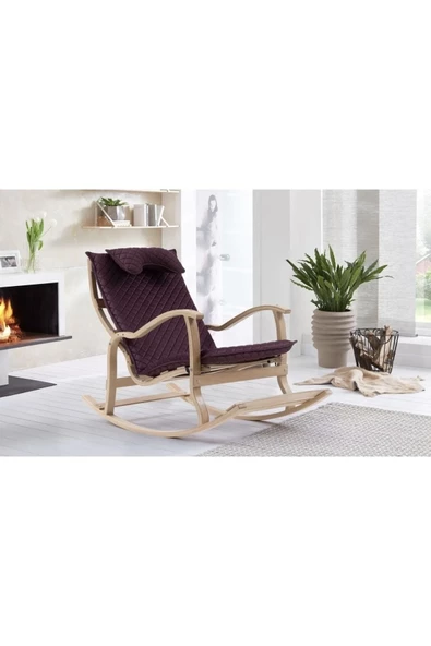 GOOD NİGHT Boyun Destekli Ortho Sallanır Sandalye Kapitone Sünger Minderli