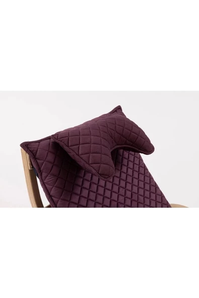 GOOD NİGHT Boyun Destekli Ortho Sallanır Sandalye Kapitone Sünger Minderli - 6