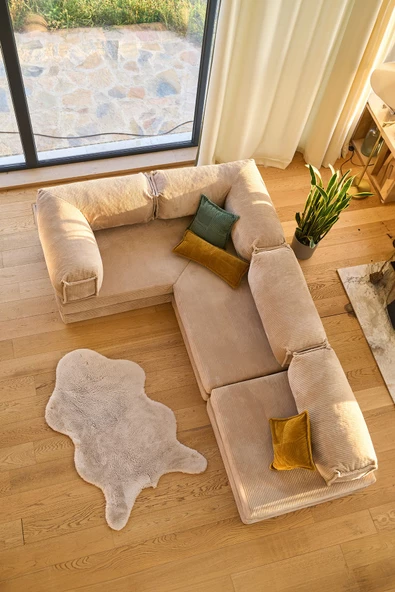 GOOD NİGHT Kanyon Yeni Nesil Çok Amaçlı Köşe Koltuk 1 Ürün 5 Modül - Resim 2