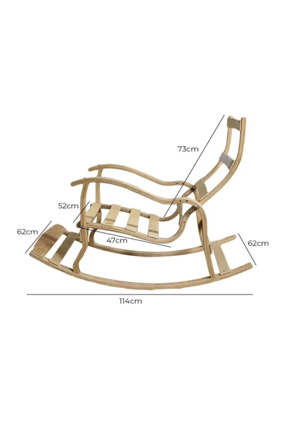 GOOD NİGHT Boyun Destekli Ortho Sallanır Sandalye Kapitone Sünger Minderli - 8
