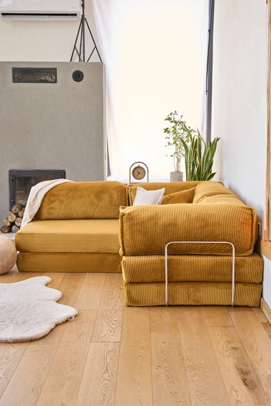 GOOD NİGHT Kanyon Yeni Nesil Çok Amaçlı Köşe Koltuk 1 Ürün 5 Modül - Resim 5