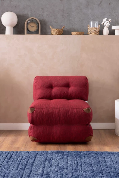 GOOD NİGHT Megano Tek kişilik Dolgulu Katlanır Koltuk & Yatak - Resim 2