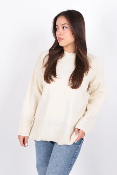 FASHION FRIENDS KADIN BİSİKLET YAKA TUNİK 24K0263K1 - 7