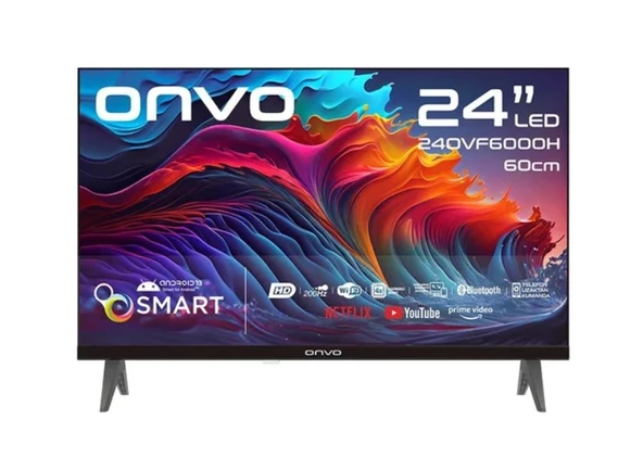 Onvo 24Ovf6000h Hd 24" 61 Ekran Uydu Alıcılı Android Smart Led Tv