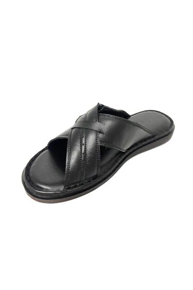 Esba 104-24  Hakiki Deri Anatomik Erkek Terlik - Resim 5