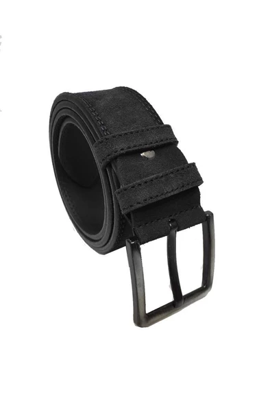 Derrys 4cm Hakiki Nubuk Deri Erkek Kemer 115cm - 4