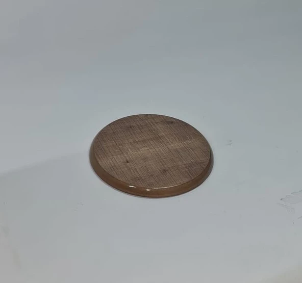 Tekerleksiz Kaplamalı Ahşap Saksı Altlığı Damacana Tüp Saksı Sehpası 30cm