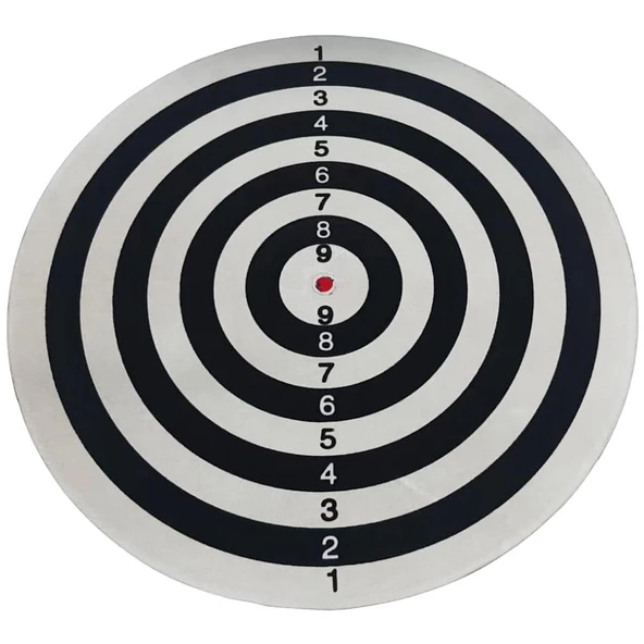 Delta Flocked Dart Seti 45 Cm (18 İnç) Büyük Boy + 6 Dart Oku (18 Gr) Hedef Tahtası SDF76 - 2