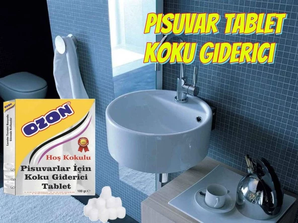 PİSUVAR KOKU GİDERİCİ TABLET 100 GR