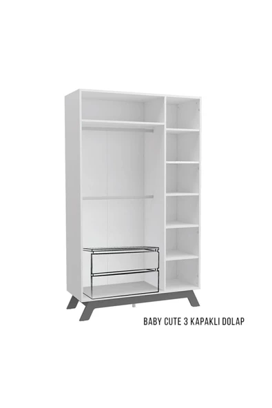 Dolap İçi Çekmece Modülü Beyaz - 2