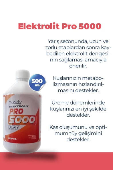 Munich Vet Elektrolit 500 ml - 2