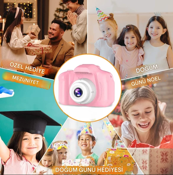 Kamera Karikatür Oyuncak Dijital Kamera Video Kaydedici Çocuklar İçin Eğitim Oyuncakları - 6