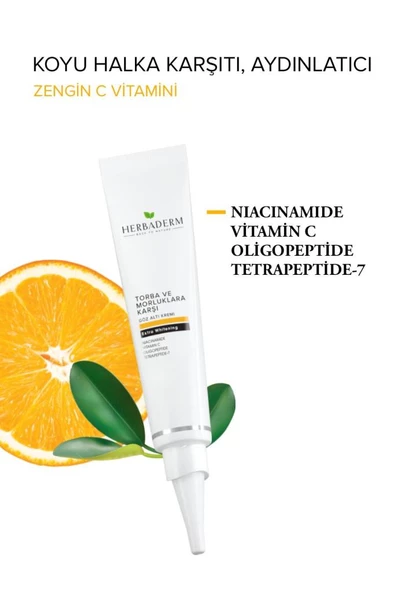 Herbaderm Torba Ve Morluklara Karşı Göz Altı Kremi 15 ml X3 Adet - Resim 3