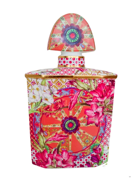 Lilyum Desen Porselen Parfüm Şişesi 3,5lt Xlarge 35cm - 2
