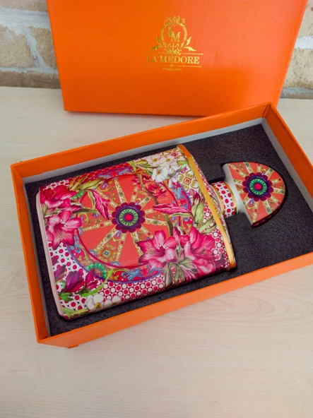 Lilyum Desen Porselen Parfüm Şişesi 3,5lt Xlarge 35cm - 6