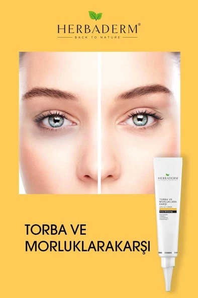 Herbaderm Torba Ve Morluklara Karşı Göz Altı Kremi 15 ml X3 Adet - Resim 6